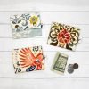 Slim Card Wallet with Double Snap Closure, Minimalist Wallet, Coin Purse ID Wallet, Credit Card Holder