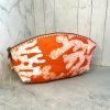 Coral Reef Batik Print Cosmetic Pouch - Androsia Batik Zipper Pouch