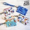ID Wallet with Wristlet Strap | Mini ID Wallet Key Fob with Zipper Coin Pouch