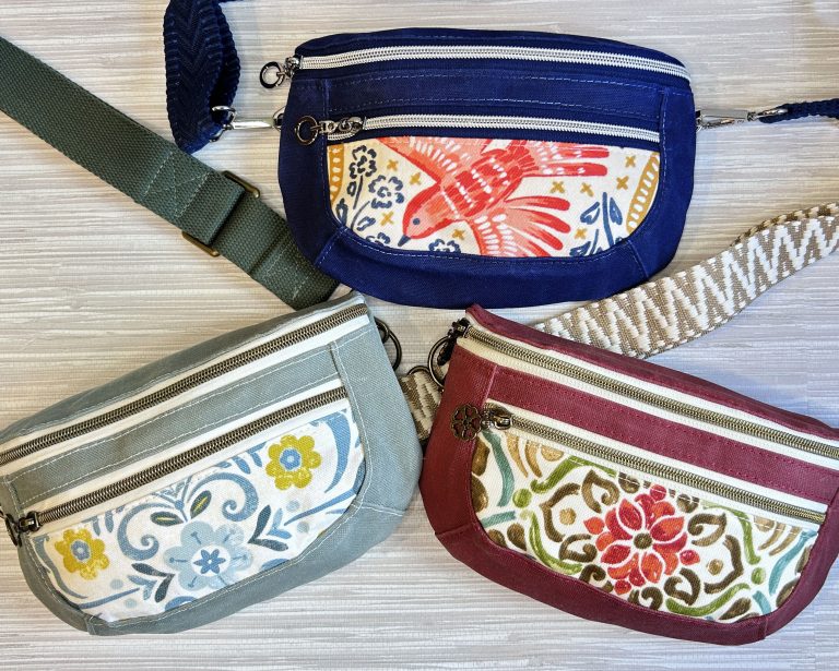 clamshell fanny packs, belt bags for ladies