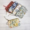 Zipper Coin & Card Wallet - Small Zip Pouch Card Holder - Mini Wallet for Small Bag