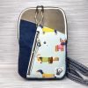 Dog Print Canvas Sling Bag – Hands-Free Travel Backpack for Women, Dog Lover Gift