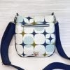 Mid Century Modern Crossbody Bag - Retro Geometric Print - Handmade Fabric Purse