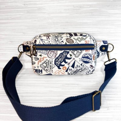 Hiking Fanny Pack for Women, Adventure Belt Bag, Outdoor Crossbody Bag