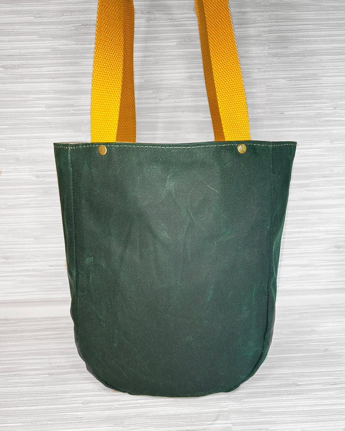 Woodland Animal Canvas Tote, Handmade Forest Nature Book Bag, Nature Lover Gift for Reader - Image 2